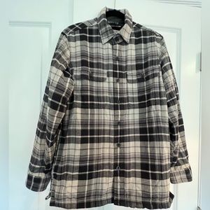 L.L. Bean Men’s Fleece-Lined Flannel Shirt, Traditional Fit